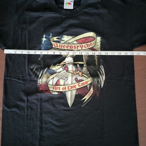 Vintage Queensryche "Art of Live" World Tour 2004 Concert T Shirt Men's Medium - Picture 4 of 6